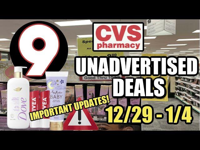 CVS UNADVERTISED DEALS (12/29 - 1/4) | ***Beauty Tools, Dove & More!