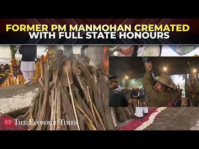 Former PM Manmohan Singh receives 21-gun salute, cremated at Delhi's Nigambodh Ghat