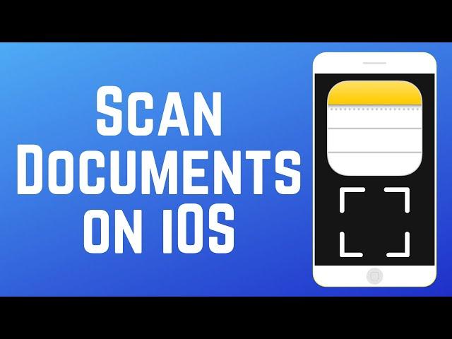 How to Scan Documents with Notes on iPhone/iPad