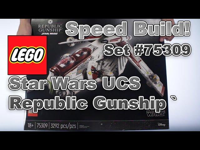 Speed Build: Star Wars UCS Republic Gunship | #75309