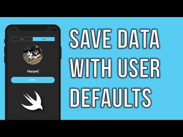 How to Save Data with UserDefaults - Swift