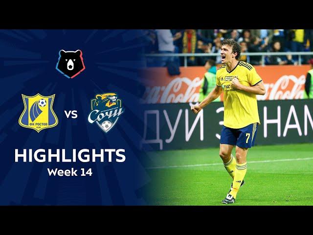 Highlights FC Rostov vs PFC Sochi (2-0) | RPL 2019/20