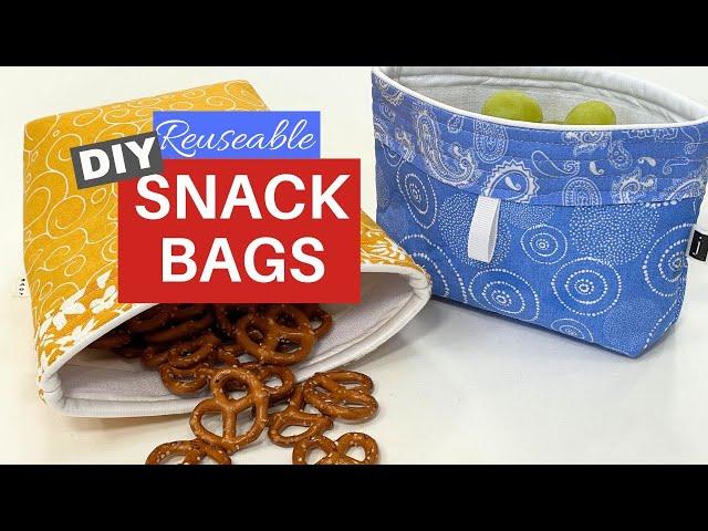 HOW TO MAKE YOUR OWN SNACK BAGS