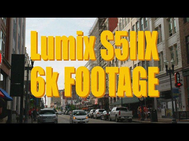 LUMIX S5IIX 6K FOOTAGE | DOWNTOWN GOLDEN HOUR