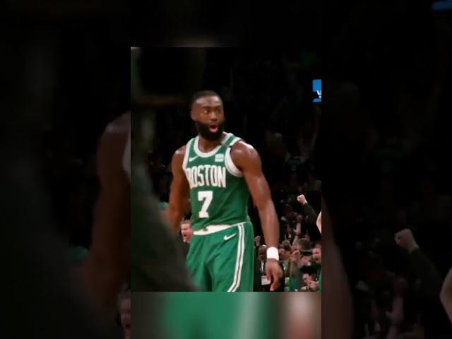 Jaylen Brown's reaction says it all  #shorts