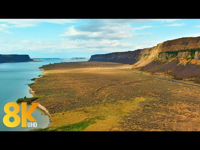 8K Washington State Landscapes from Above - Episode #1 - Eastern WA - Short Preview