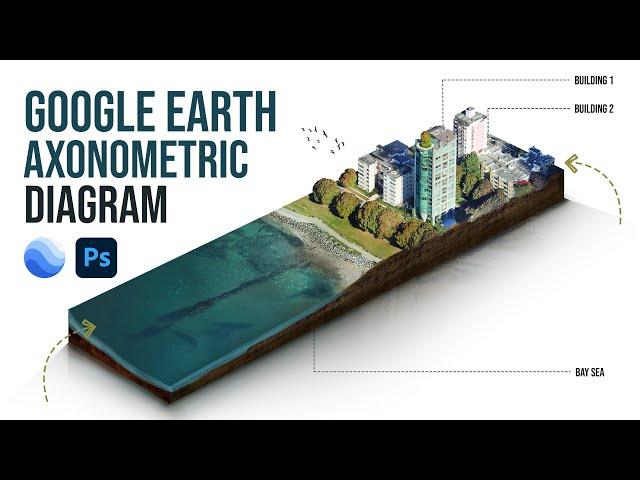 Google Earth 3D Architecture diagram [Quickest Method] Step-by-Step