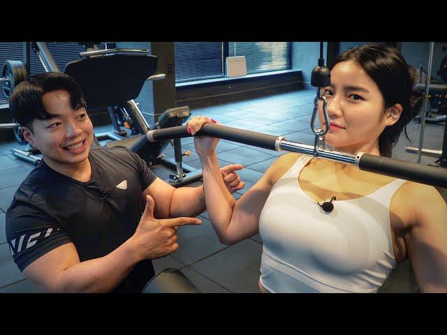 이렇게 해야 허리가 가늘어 보입니다!! [랫풀다운 LAT PULL DOWN]