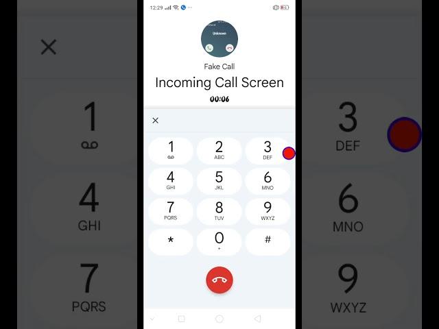 (Old Version) Incoming Call Screen Fake call