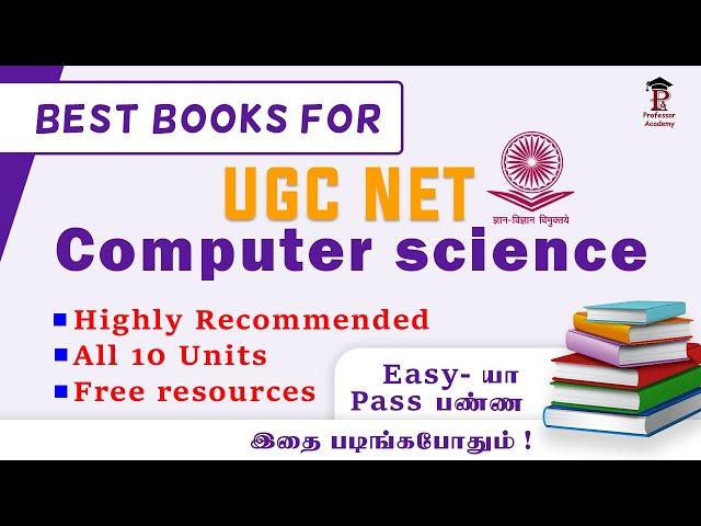 UGC NET - Computer Science | Most Important Books to Study | All 10 Units