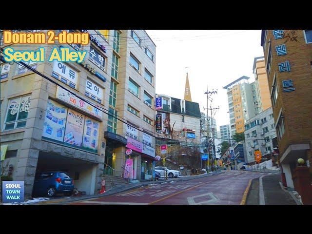 서울 골목 걷기 - 돈암2동 골목 (돈암동) [성북구2] | Walk Seoul Korea - Donam 2-dong Alleys [Seongbukgu2] 23(2)-14 【4K】