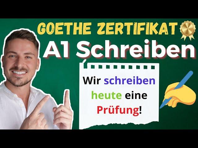 Provimi A1 Pjesa Schreiben - Goethe Zertifikat A1 / Meso Gjermanisht / OGjerman