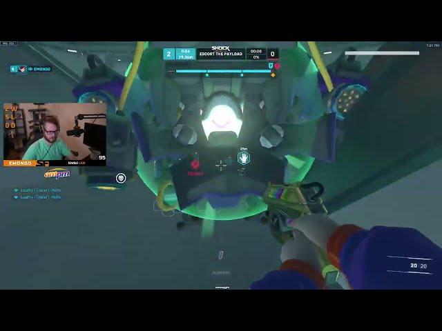 Emongg's favorite Dva bomb spot on Dorado | Overwatch 2 Clips