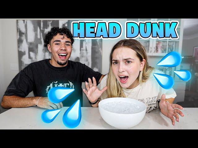 WATER DUNK CHALLENGE WITH MY GIRLFRIEND!