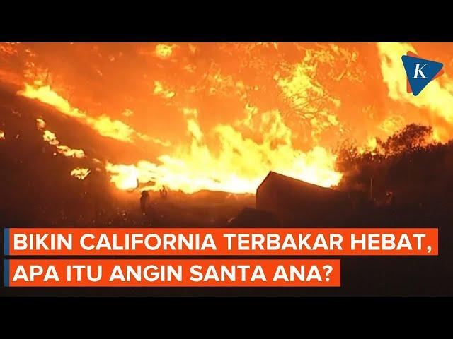 Penyebab California Terbakar Hebat, Apa Itu Angin Santa Ana?