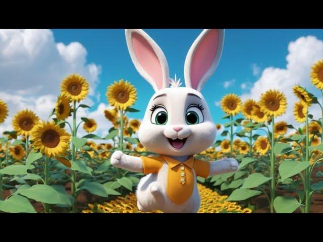 Bella Bunny Hops in Circles | Bunny Motion Song for Kids | Fun Hopping Rhyme for Toddlers