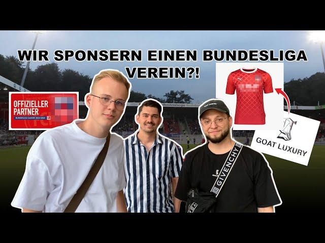 Luxusuhren in der 1. Bundesliga -  GOAT LUXURY als Sponsor?! Stadiontour & Vertragsverhandlung