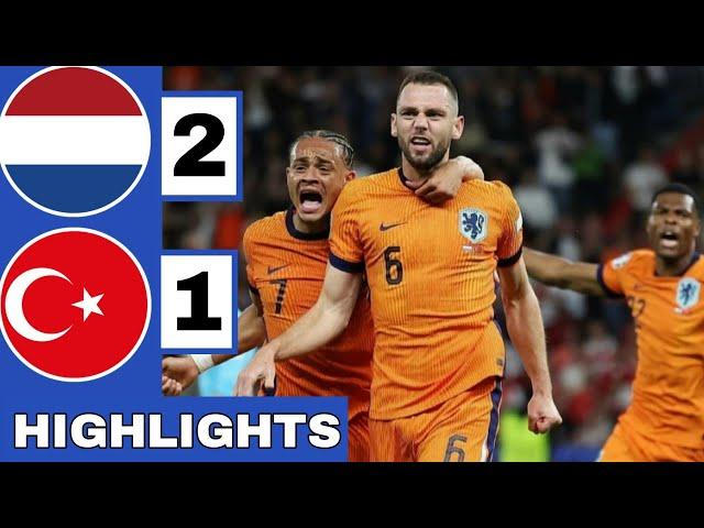 🟠Netherlands vs Türkiye (2-1) Extended HIGHLIGHTS | EURO 2024 Quarter-Final!
