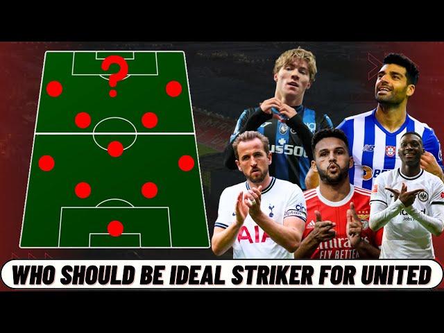 WHO SHOULD BE IDEAL STRIKER FOR UNITED | KANE , RAMOS , KOLO MUNAI , TAREMI , RASMUS HOJLUND.