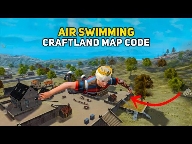 Air Swimming craftland new map code | Free fire