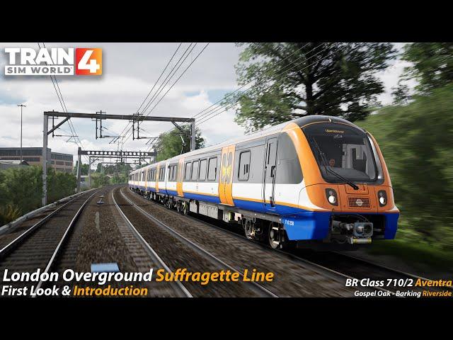 First Look London Overground : Suffragette Line : Train Sim World 4 [4K 60FPS]