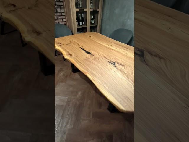 РАЗМЕР нравится?! Кухонный стол для всей семьи #слэб #стол #woodworking #wood #art