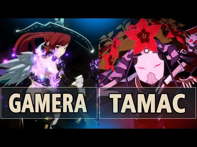 GBVSR:Gamera (Beatrix) Vs TamaC (Nier)| High Level Gameplay.