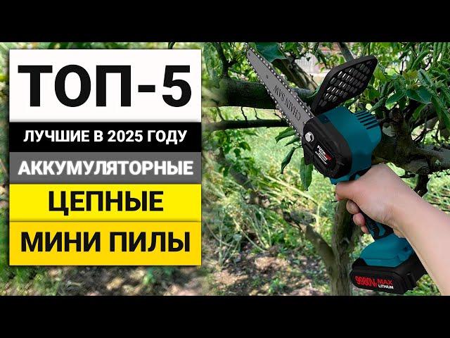 Лучшие аккумуляторные цепные мини-пилы | ТОП-5 в 2025 году