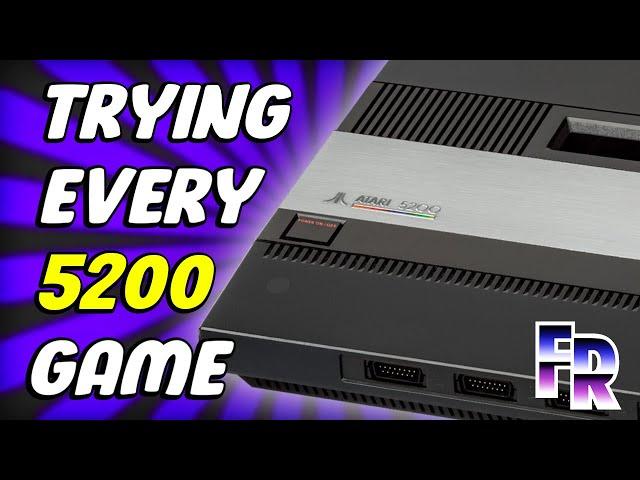 Atari 5200 (1982) Library | Trying all 69 Games