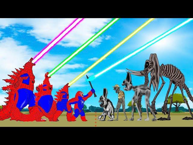 GODZILLA Vs Shin Godzilla & KONG vs Catnap & Dogday, Zoonomaly MONSTERS: Rescue Zoonomaly's Friends?