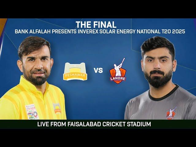 Live | Peshawar vs Lahore Blues | Match 39 | National T20 Cup 2025 Final | PCB | M3N1K