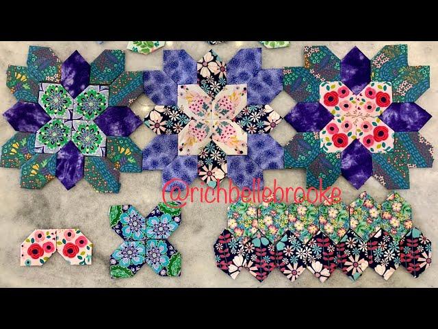 Honeycombs in English Paper Piecing | EPP Tutorial