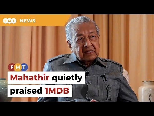 1MDB received ‘quiet praise’ from Dr M, book claims