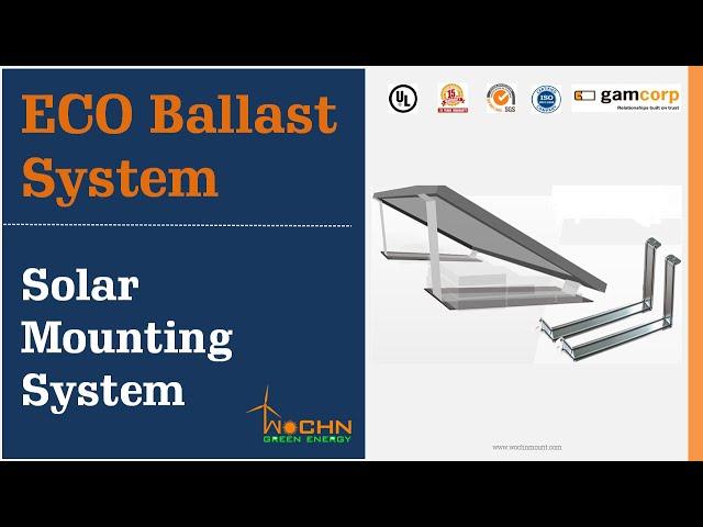 Do It Yourself Solar Power on Flat roof in the end of 2021? //WOCHN Ballast System