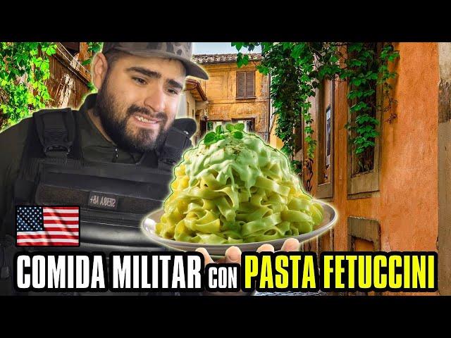 Probando Comida Militar: Pasta Italiana (SALE MAL) 