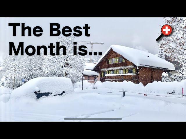 Winter in Switzerland ️ Which month is best?