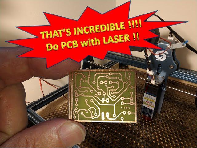 INCREDIBLE: Make PCB with LASER!!!!