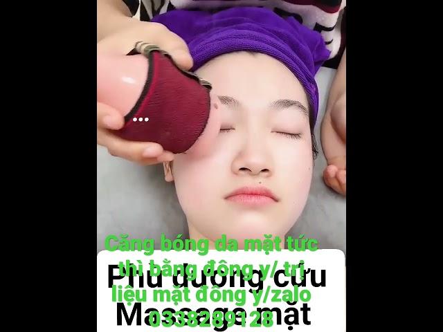 Phù dương cứu/căng bóng da mặt tức thì đông y/trị liệu mặt đông y/massager mặt đông y/bấm huyệt mặt