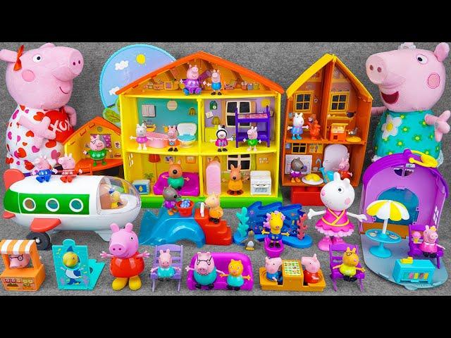 100 Minutes Satisfying with Unboxing Cute Peppa Pig Giant House Toys Collection ASMR | Review Toys