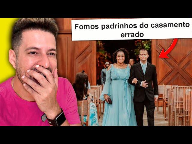 Fomos padrinhos do casamento errado - histórias dos seguidores