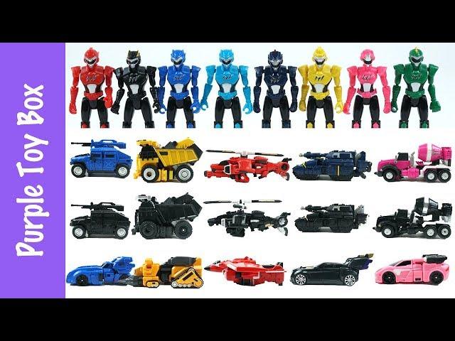 미니특공대 장난감 총모음 미니특공대X 슈퍼공룡파워 Mini Force Transformer Toys Collection