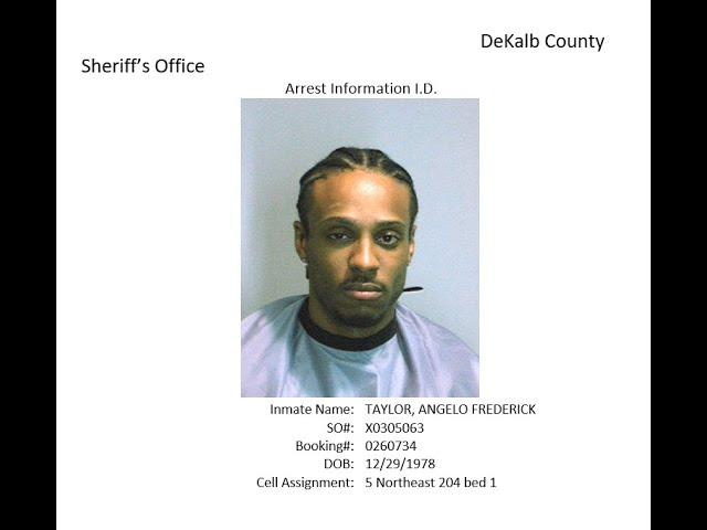 Angelo Taylor: His Mugshot and His Crimes!!!