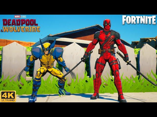 DEADPOOL AND WOLVERINE DUOS MATCH - Fortnite Chapter 5 Season 3 (4K 60FPS)