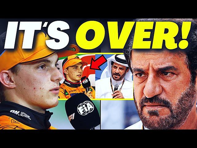 HUGE PENALTY For OSCAR PIASTRI After FIA'S EXPOSES New Evidence That CHANGE EVERYTHING! | F1 NEWS