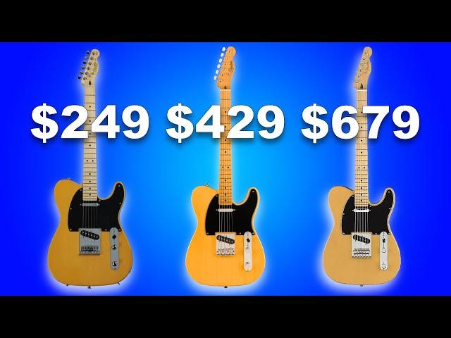 Comparing 3 Telecaster Guitars