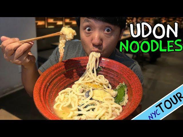 BEST Udon Noodles in New York! MASSIVE Bowl of Udon Noodle Soup!