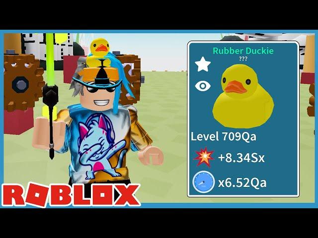 New Update! Retro Area & Godly Ducky Level UP! - Roblox Unboxing Simulator