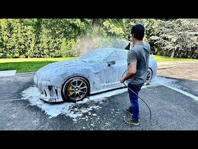 Nissan GTR T-SPEC Weekend Wash & Talk | Removing Insane Levels Of Pollen