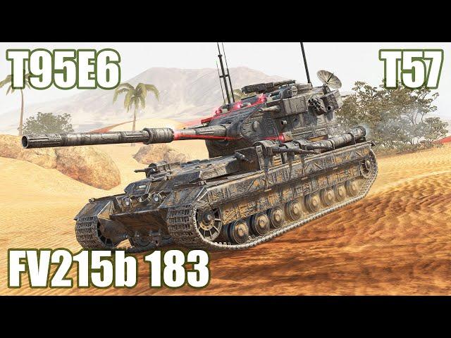 FV215b 183, T57 Heavy & T95E6 ● WoT Blitz