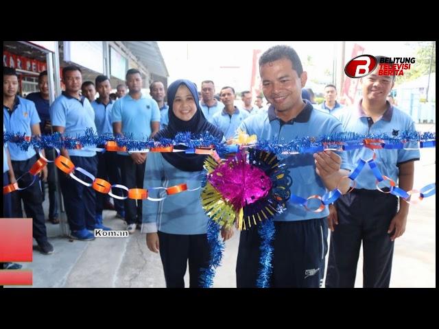 Komandan Lanud H AS Hanandjoeddin meresmikan Kantin dan Kolam Pemacingan
